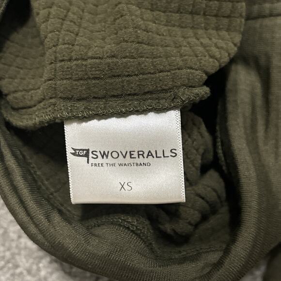 Swoveralls Organic Cotton Knit Joggers Womens Size XS Green - Picture 3 of 6